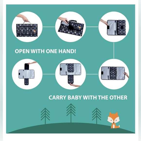 Lil Fox portable changing pad - Picture 4 of 5